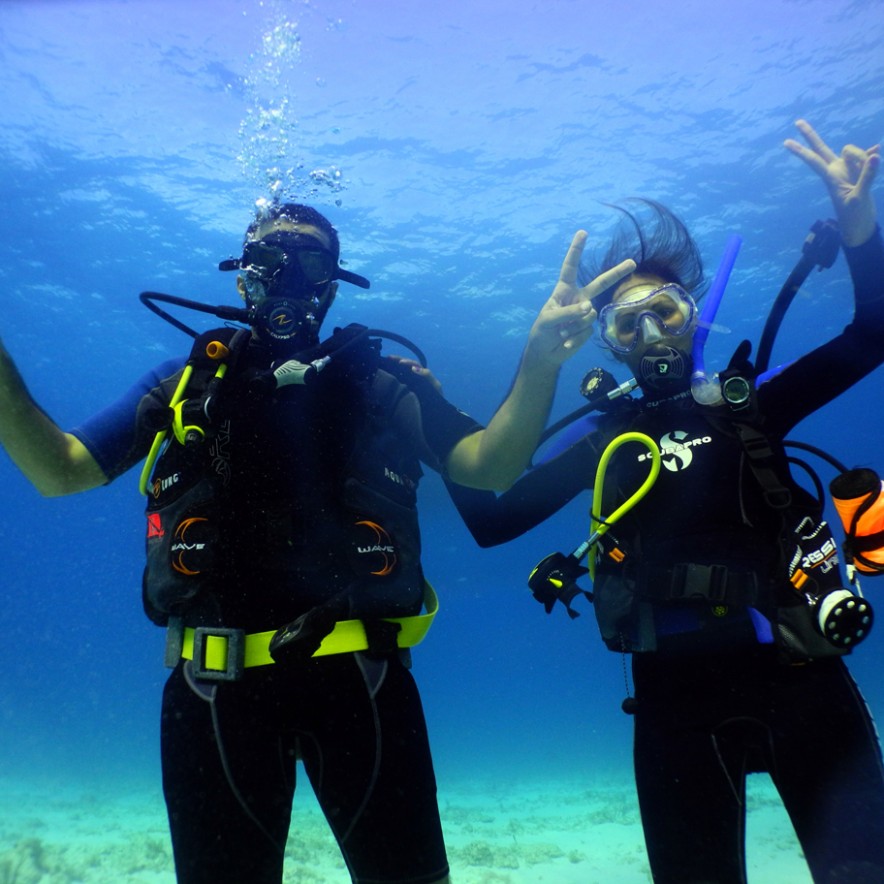 scuba diving lessons in cancun