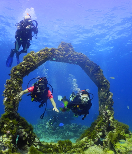 scuba diving shops cancun